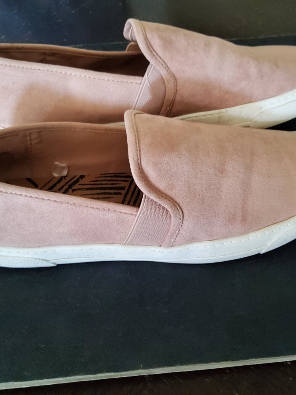 Dolce Vita Pink Suede Slip on Sneakers size 8